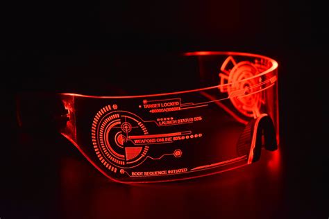 Cyberpunk LED Tron Visor Glasses - Cosplay V2 - CyberGoth - Cyberpunk ...