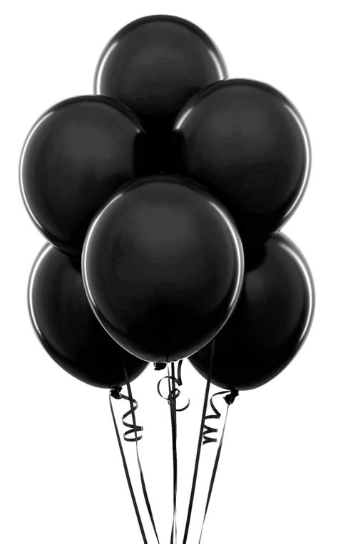 Black balloons, Shades of black, Balloons