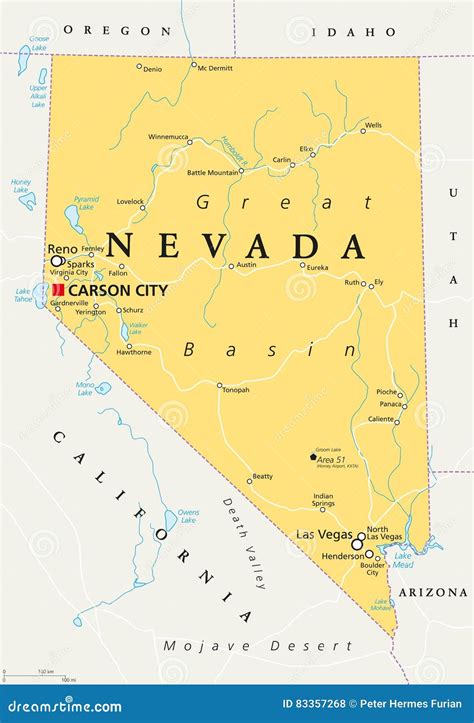 Map Of Nevada Cartoon Vector | CartoonDealer.com #92649113