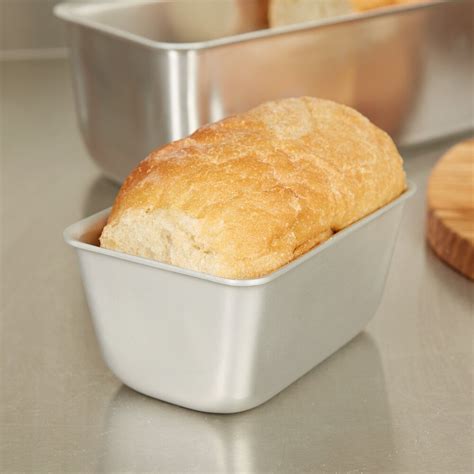 Vollrath 5431 Wear-Ever 1 lb. Seamless Aluminum Bread Loaf Pan - 5" x 3 ...