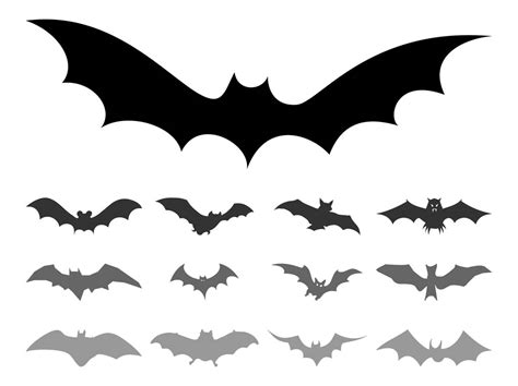 Bat Silhouette Free Printable