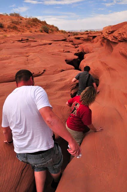 Chuck's Adventures: Hiking Lower Antelope Canyon