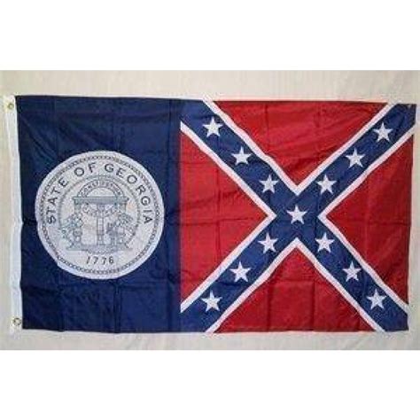 GA Flag - Georgia 1956-2001 Flag - Ultimate Flags