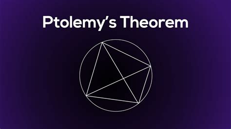 A simple guide to Ptolemy's Theorem 【Olympiad geometry】 - YouTube