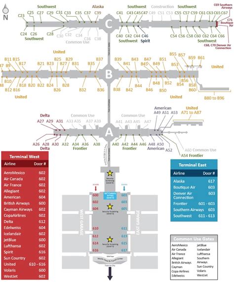 Denver Airport Map - Terminal, Gate, Food Map