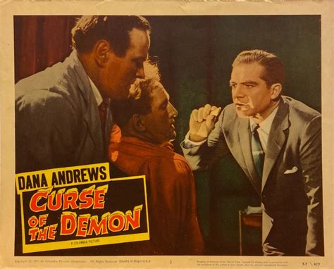 Sold Price: Curse of the Demon 1957 original vintage lobby card ...