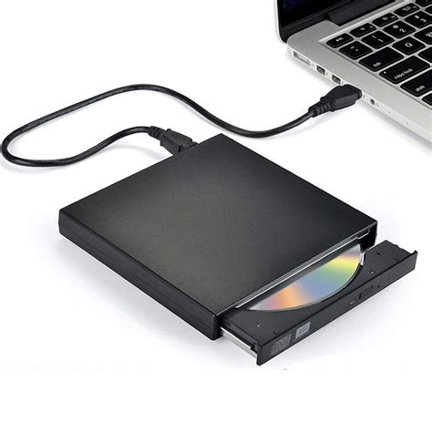 Buy External CD DVD Drive, USB 2.0 Slim Protable External CD-RW Drive ...