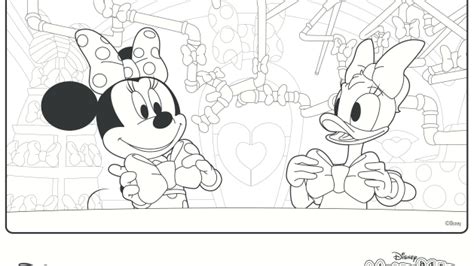 Minnie Mouse Bow Coloring Page