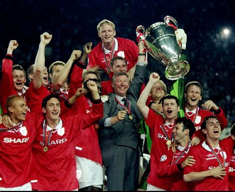 1999 Champions League | Manchester united champions, Manchester united ...