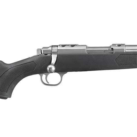 Ruger 77/44 Threaded Barrel Stainless/Black Bolt Action Rifle - 44 ...