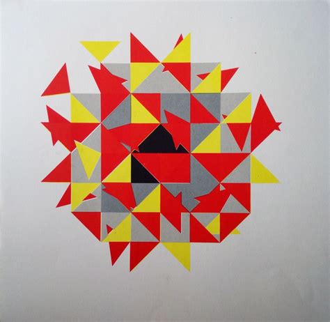 Screenprint on Paper, Subject: Abstract and non-figurative, Geometric ...