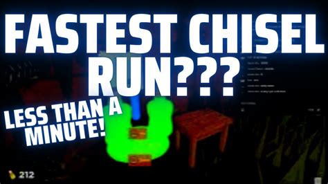 Fastest Chisel round Ever? (is this normal idk) - YouTube