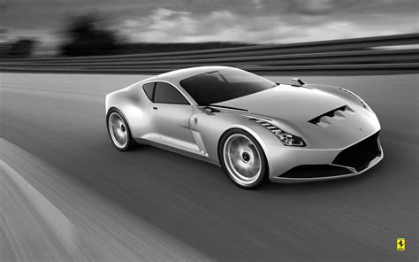 Ferrari 612 GTO Grey 1920 x 1200 widescreen Wallpaper