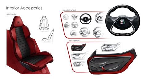 Alfa Romeo 4C Interior redesign on Behance