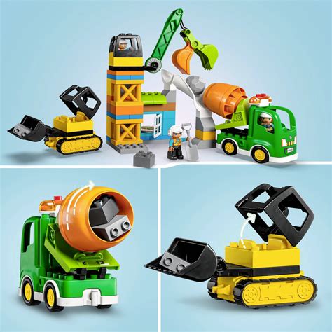 10990 LEGO® DUPLO® Construction site with construction vehicles ...