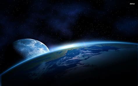 Earth and Moon Wallpapers - Top Free Earth and Moon Backgrounds ...