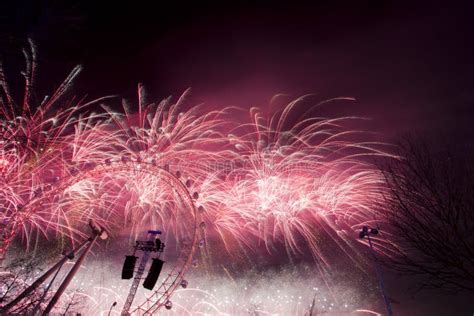 London Fireworks editorial photo. Image of copy, editorial - 49108811