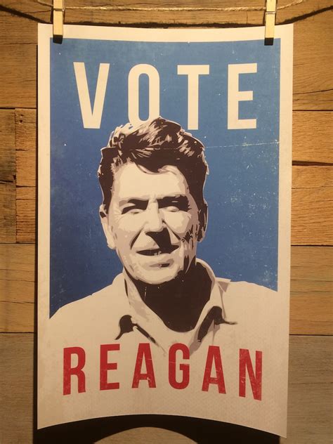 11x17 Ronald Reagan Campaign Poster Concept - Etsy