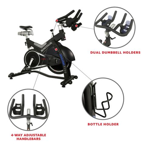 Sunny Health & Fitness Magnetic Upright Cycle Exercise Bike in the ...