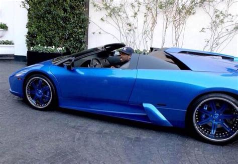 Celebrity Rides on Twitter: "50 Cent's Blue Lamborghini Murcielago http ...