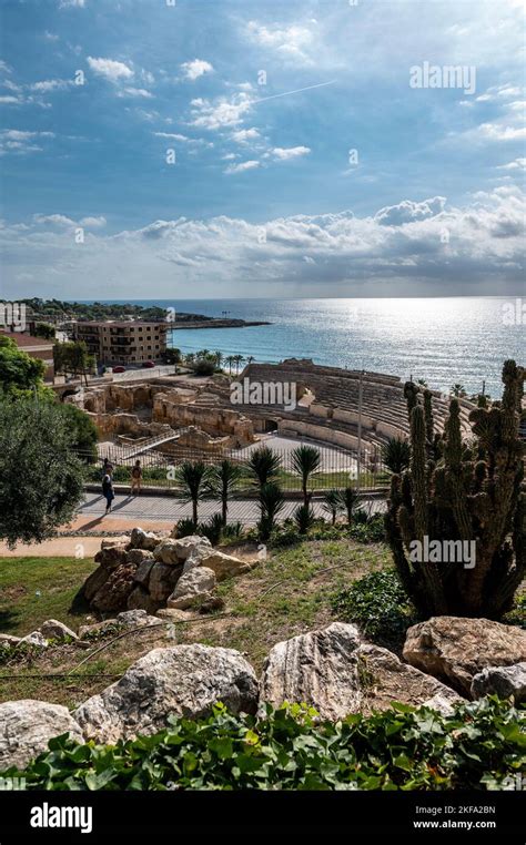 Roman amphitheatre Tarragona Spain Stock Photo - Alamy