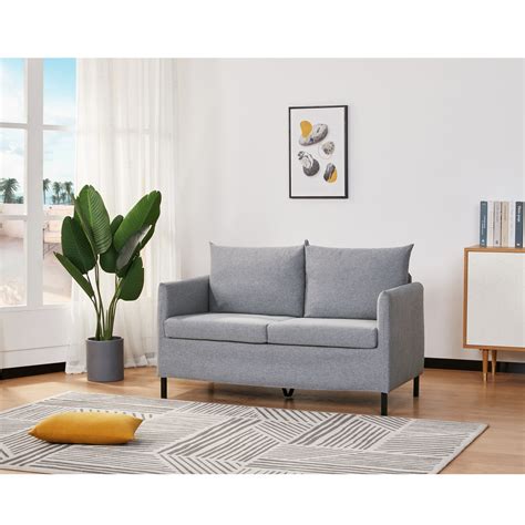 Borders 2-Seater Sofa (Light Gray) - Furniture Source Philippines