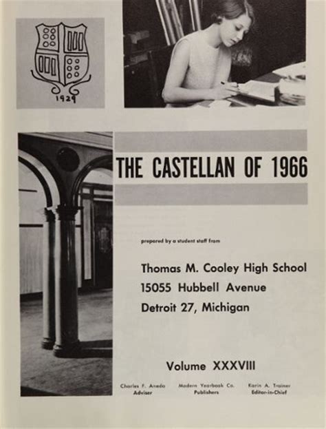 Explore 1966 Cooley High School Yearbook, Detroit MI - Classmates