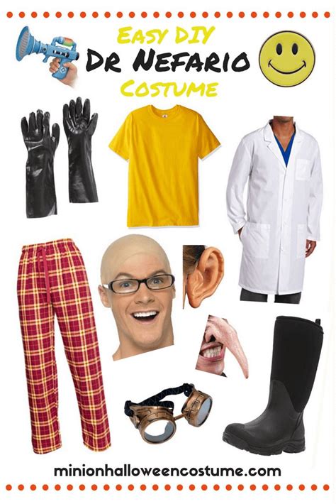 Easy DIY DR Nefario costume. This awesome professor is such a great ...