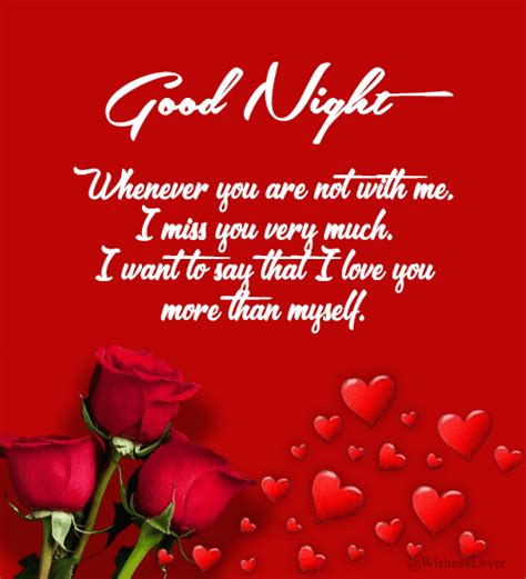 Romantic Good Night Messages for Her - Wishes4Lover