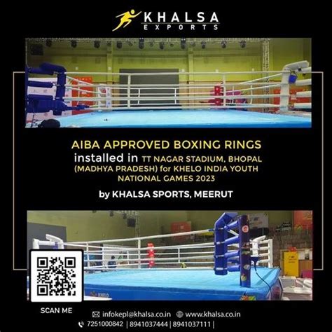 Blue Floor Boxing Ring, Size: 24' X 24' at Rs 340000/piece in Meerut ...