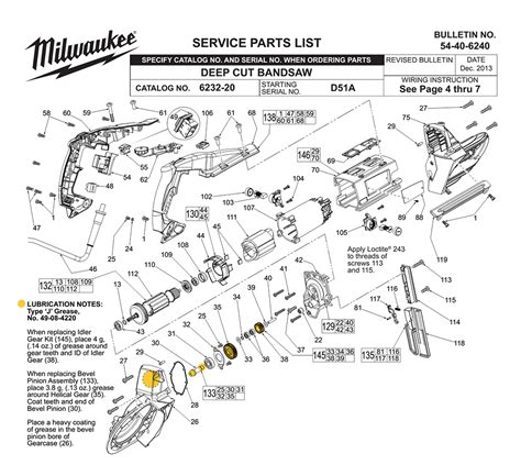 Milwaukee Band Saw 6230n Parts List | Reviewmotors.co