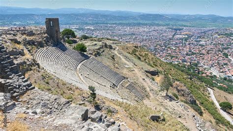 Pergamon acropolis, historical artifacts, World heritage, ancient city ...