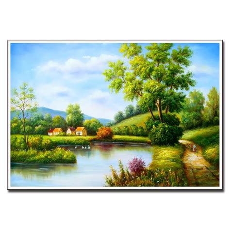 Aliexpress.com : Buy Country Landscape Wall Art Picture Rural Natural ...