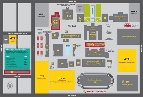 Campus Maps - About PCC - Pasadena City College