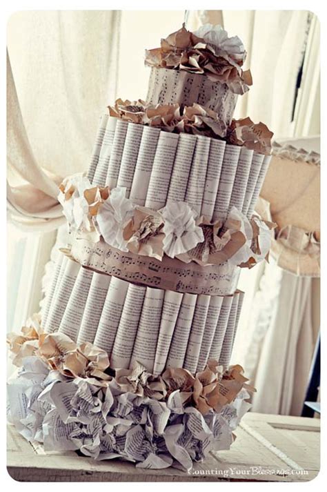 The French Cupboard: Paper Wedding Cake