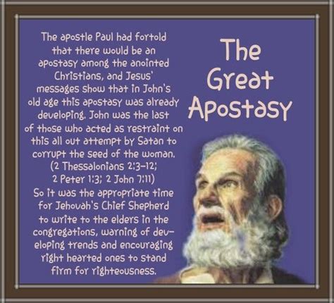 The Great Apostasy | Bible answers, Bible knowledge, Family worship night