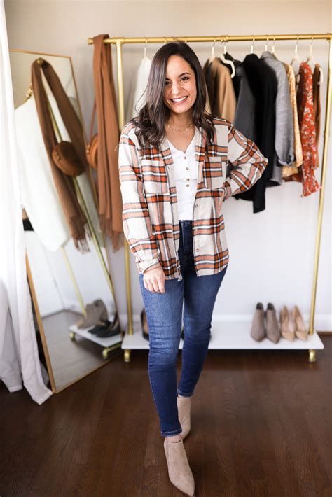 8 Ways to Wear a Flannel Top - Pumps & Push Ups