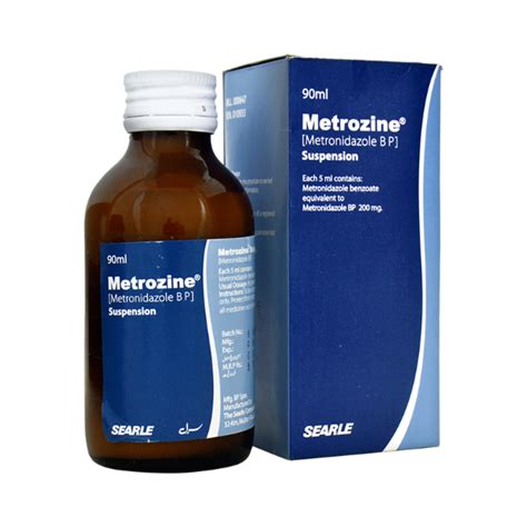 Metrozine Suspension 90ml – Medical Bazar