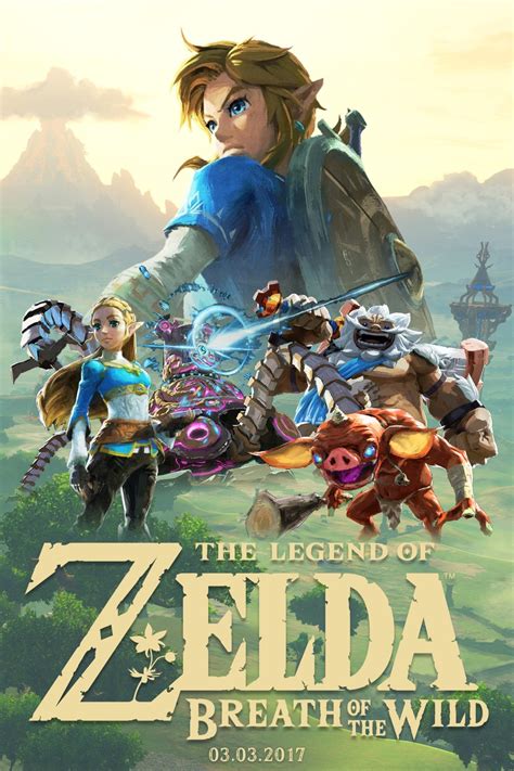 The Legend Of Zelda Breath Of The Wild Poster | Images and Photos finder