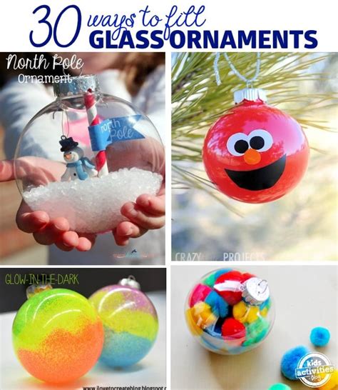 Ideas For Fillable Glass Ornaments