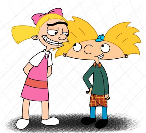 Arnold and Helga by TigerUnknown on DeviantArt