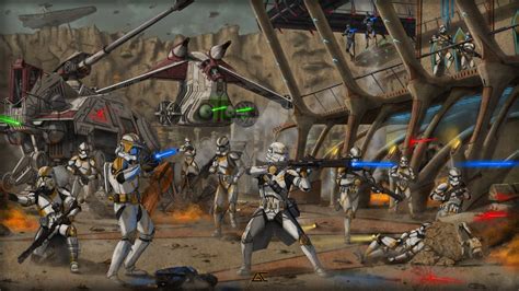 STAR WARS - BATTLE OF UTAPAU by GC-Conceptart on DeviantArt