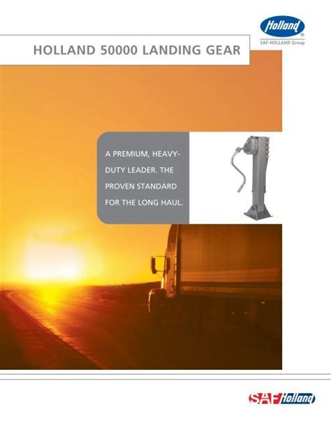 HOLLAND 50000 LANDING GEAR - saf-holland