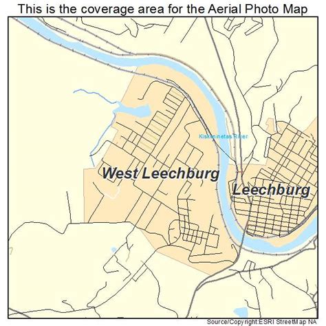 Aerial Photography Map of West Leechburg, PA Pennsylvania