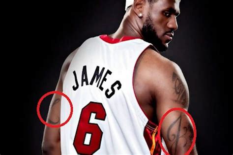 A Guide To 17 LeBron James Tattoos and What They Mean