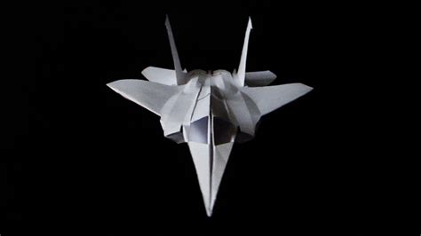 Realistic Paper Jet - Origami