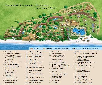 Resort Map | Sandals Grande Antigua | Antigua and Barbuda