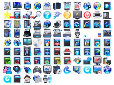 Cool A Full Set Of Desktop Icons-icons-free Icon Free Download