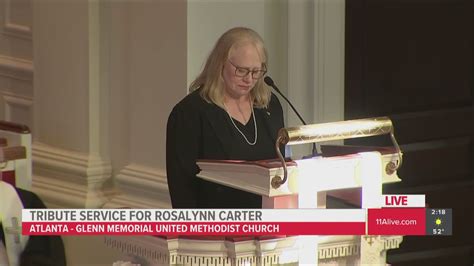 Rosalynn Carter's daughter reads her father's love note to her mother ...