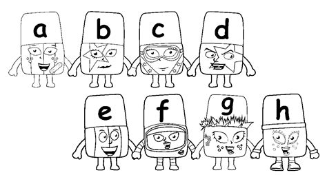 Alphablocks Coloring Pages - Infoupdate.org